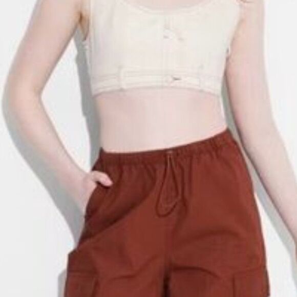 Wild Fable - Women's Mid Rise Relaxed Fit Full Parac Brown Size XS NWOT - Picture 8 of 8